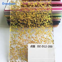 Gold sliver Glitter Acrylic Sheet colorful Sparkle acrylic sheet